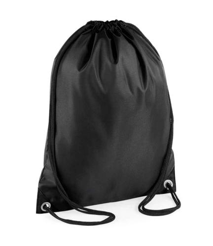 BagBase Budget Gymsac - Black - ONE